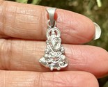 Pendentif Seigneur Ganesha en argent 999, pendentif Ganesh ji, temple... - $15.72