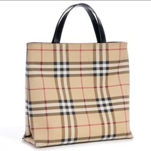 Authentic Burberry House Check Tote Handbag - £236.49 GBP