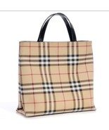 Authentic Burberry House Check Tote Handbag - $410.23 CAD