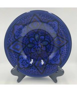 Pottery Barn Kasara Set of 2 Salad Plates Blue Mosaic Porcelain Kaleidos... - £34.19 GBP