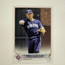 2022 Topps #490 Nico Hoerner Chicago Cubs - £1.57 GBP
