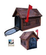 COUNTRY CABIN MAILBOX - Amish Handmade Rustic Cottage Mail Box - $4,181.02 MXN