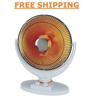 400/900 Watt Oscillating Parabolic Heater Residential Industrial Adjusta... - £79.95 GBP