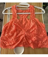 Torrid Living Coral Lace Racerback Bralette Size Large (0) - $24.99