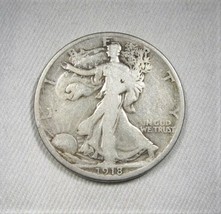 1918-D Silver Walking Liberty Half Dollar Coin AK707 - £22.30 GBP