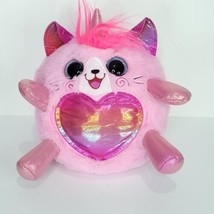 Zuru 10&quot; Unicorn Cat Rainbow Surprise Pink Blue Eyes Rainbocorn Plush Stuffed - £15.76 GBP