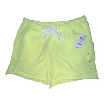 Jenni Cotton French Terry Lounge Pajama Shorts Crisp Honeydew Size Small... - £7.62 GBP