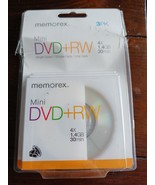 Memorex mini DVD Rewritable Media 3 pk of 4X 1.4 GB 30 min new - $13.52 CAD