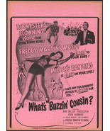 Rochester in &quot;What&#39;s Buzzin&#39; Cousin?&quot; Movie Poster Broadside. - £6.10 GBP