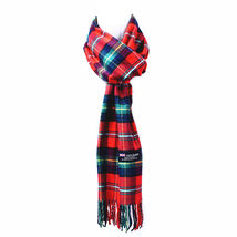 6 Pcs Red Green Plaid Cashmere Scarf Scarves Scotland Mens Womens - $62.98