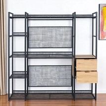 69&quot; Black Metal Closet System - $285.41