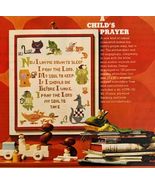 1970 Creative Stitchery Childs Prayer Cross Stitch Advertisement Crafts ... - $550.13 MXN