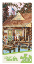 Masterpieces &quot;The Great Outdoors&quot; Jigsaw Puzzle, Grandpa&#39;s Cabin, 500 Pi... - £10.35 GBP