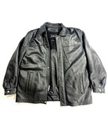 Wilsons Leather Pelle Studio Men’s Black Leather Jacket L Thinsulate Ins... - €51,15 EUR