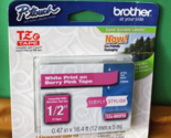 Brother P-Touch TZE Tape Simply Stylish Berry Pink 12mm x 5M 0.47 x 16.4 ft - $14.84