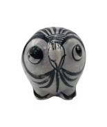 Tonala Owl Mexican Folk Art Pottery Hand Painted MINI - $6.83