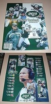 NFL New York JETS Official Yearbook 2000 &amp; Poster Football Team Book Magazine - £10.23 GBP