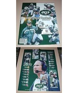 NFL New York JETS Official Yearbook 2000 &amp; Poster Football Team Book Mag... - £10.22 GBP
