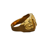 22 ctshallmark golden gold armor ring size us 13 business men bridal jewelry - £1,008.86 GBP