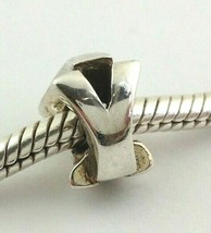 Authentic Chamilia Sterling Silver Initial Letter Y  Bead Charm T-51, New - $409.95 MXN