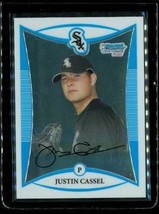 2008 Bowman Chrome Prospects Baseball Card BCP190 JUSTIN CASSEL White Sox - £7.77 GBP