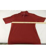Adult Men&#39;s Nike Fit-Dry Golf Maroon Polo T-Shirt Button Front Nice Comf... - $167.17 MXN