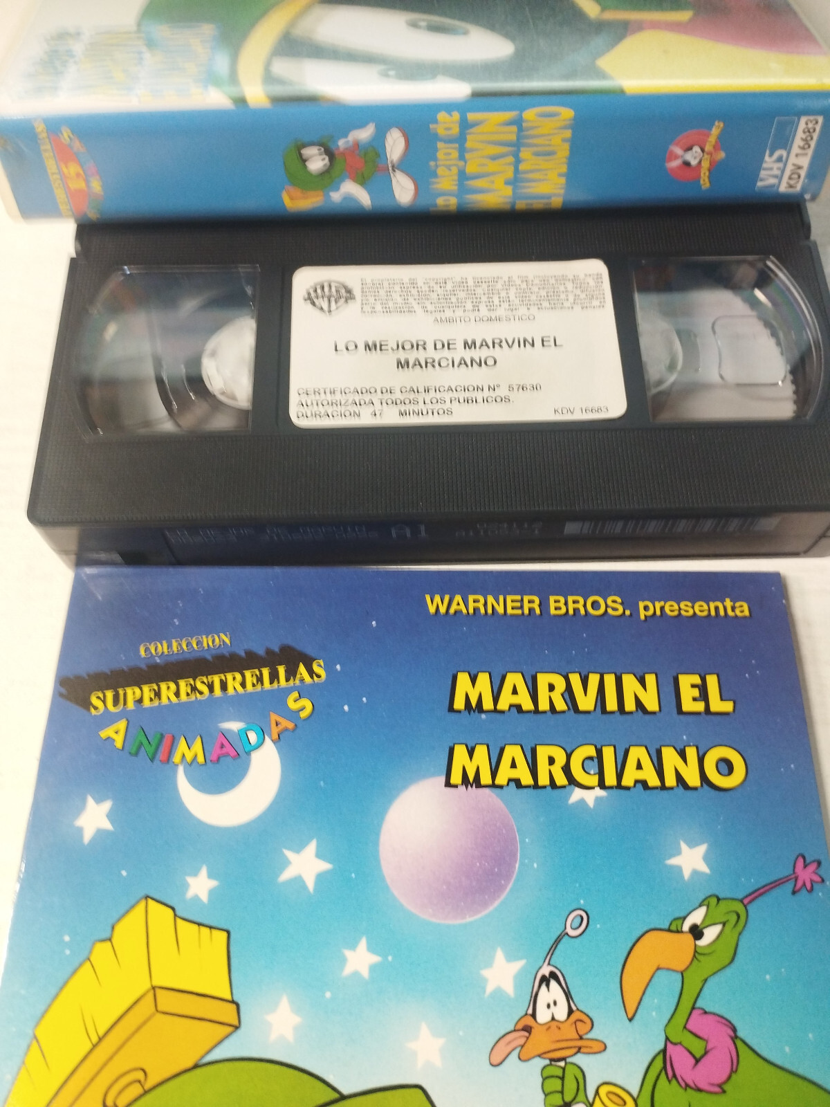 Marvin el Marciano Lo mejor de Warner 1997 Looney Tunes VHS + Comic, Spanisch Item image 5