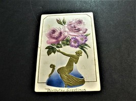 Best wishes for your Birthday - Unposted 1900s Embossed Greetings Postcard. - £6.66 GBP