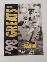 Brett Favre Green Bay Packers 1998 Fleer Ultra &#39;98 Greats Card #365 - £0.76 GBP