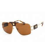 Versace Sunglasses VE2251 147073 63mm Gold / Dark Brown Lens - $174.95