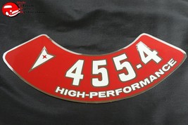 1967-2002 Firebird 455 4BBL 4 Barrel High Performance Air Cl EAN Er Lid Decal - £16.48 GBP