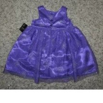 Girls Dress Easter 2 Pc Holiday Editions Purple Organza Bloomers Set- 18... - £11.65 GBP