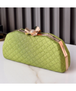 Diamond Lattice Clutch Bag: Luxury Designer Party Hand Wallet - £66.45 GBP