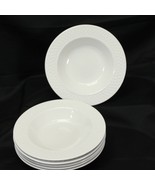 Oneida Wicker Rim Soup Bowls 8 7/8&quot;  Lot of 6 - $424.96 MXN
