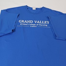 Gildan Ultra Cotton Grand Valley Kirkhof College Nursing Men's Blue T-Shirt 2XL image 9