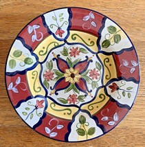 (1) Pier 1 Imports Vallarta Hand Painted Salad Plate 9&quot; - £9.55 GBP