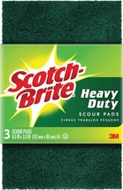 Scotch-Brite Heavy Duty Scour Pad, Great for the Kitchen, Garage and Outdoors, 3 - £36.75 GBP