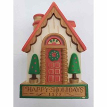 Hallmark Ornament 1977 - Happy Holiday House - £11.76 GBP