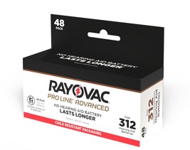 Rayovac Proline Advanced Mercury-Free Hearing Aid Batteries44; Box - 484... - $26.99