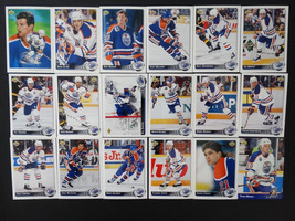 1992-93 Upper Deck UD Edmonton Oilers Team Set of 18 Hockey Cards Missing 4 Card - £2.38 GBP