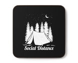 Sturdy hardboard back coaster with social distance design 35 x 35 assembled in usa thumb155 crop