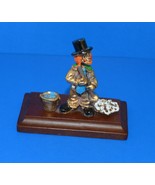 Figurines/Trinkets- George Good 24 KT Gold Plated Clown with Mop and Buc... - $15.30