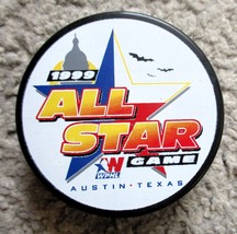 1999 WPHL ALL-STAR GAME Souvenir Hockey Puck - Austin, Texas - AUSTIN IC... - £21.23 GBP