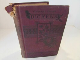 ADVENTURES OF OLIVER TWIST CHARLES DICKENS HOUSEHOLD ED 1886 HC BOOK - $66.53 CAD