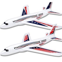 BooTaa 2 Pack 20&quot; Airplane Toys, Outdoor Kids Toys, Large Foam Plane Glider, Out - £29.77 GBP
