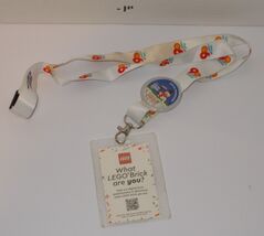 2022 Legoland Florida Passholder souvenir Lanyard Amusement Theme Park - $24.70
