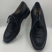 Jones New York Men&#39;s Black Leather Lace Up Oxford Work Dress Shoes Size 9.5 - £35.61 GBP