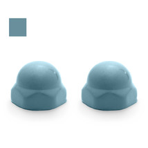 American Standard Ceramic Toilet Bolt Caps, Set of 2, Clair de Lune Blue - £35.93 GBP