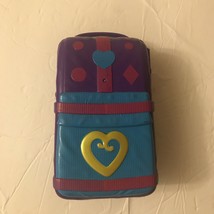 Polly Pocket Beach Vibes Backpack Case With 2 Dolls Purple Colorful Fun 2017 - £11.98 GBP