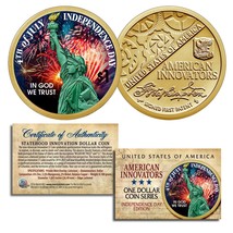 INDEPENDENCE DAY July 4th - 2018 1st Release American Innovation $1 Dollar Coin - $9.46